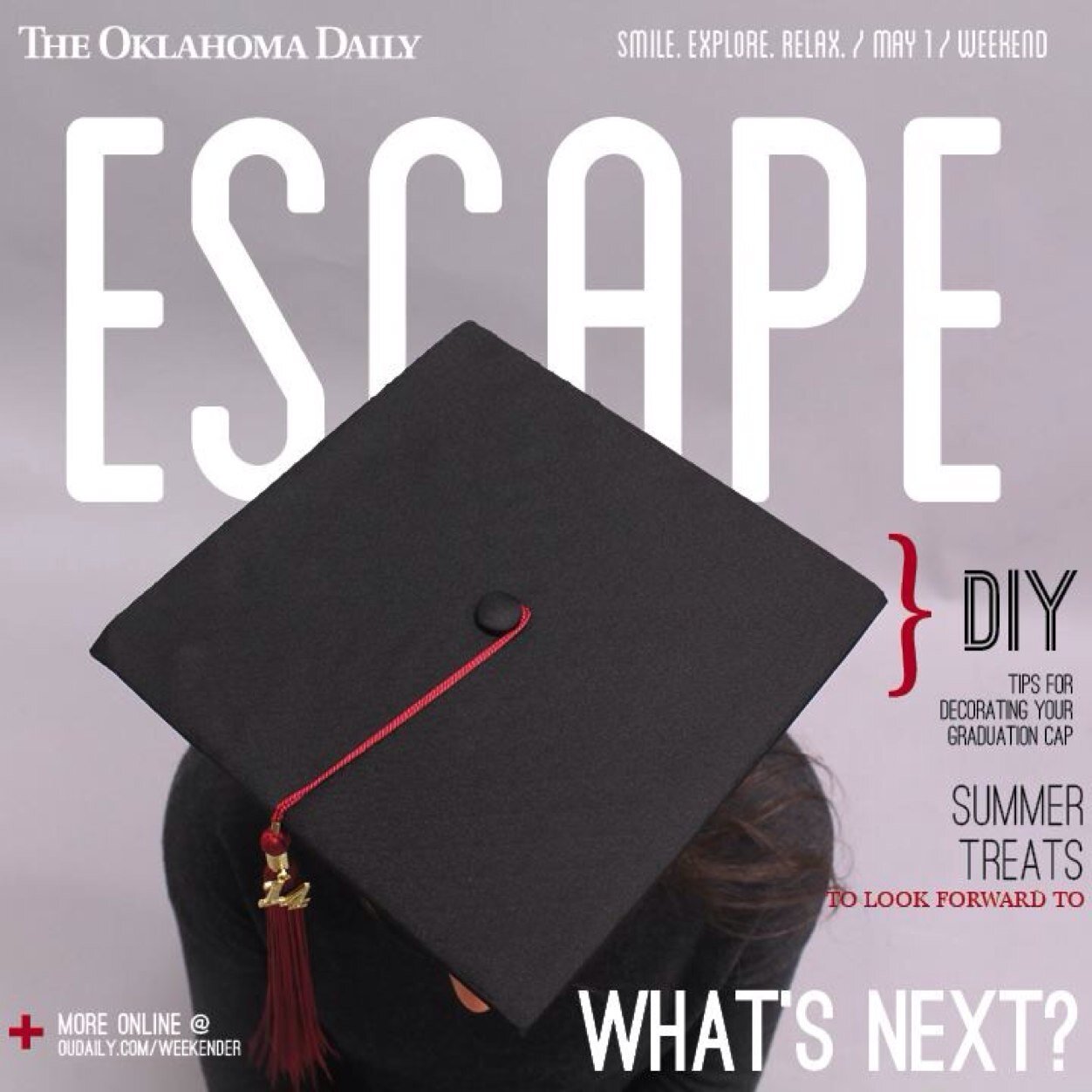 OU_Escape's profile picture. ESCAPE is a magazine-style publication focused on weekend life, entertainment and sports for the OU community. It's published every other Thursday in The Daily.