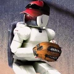 A little baseball robot dedicating his time to spreading #Dbacks Love.