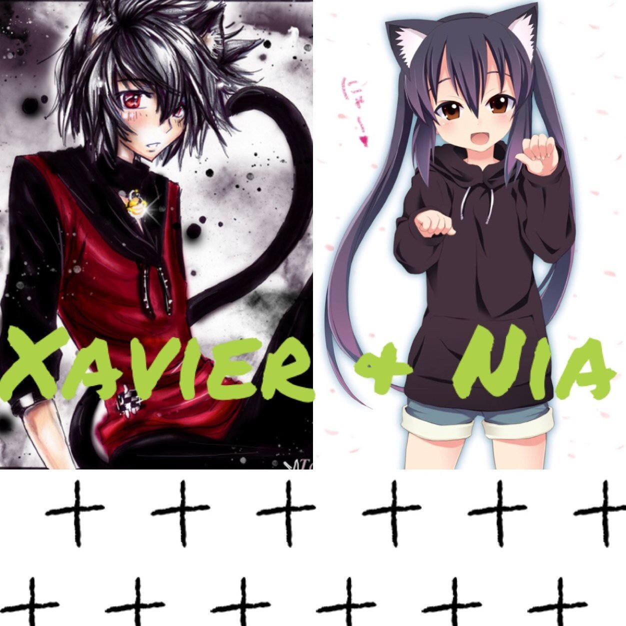 Hey, Im Xavier, Bisexual Neko Boy, I Love Sex, Master: @DeathRosa ~ Hiii! Im Nia! Bisexual neko girl! Hyper!
