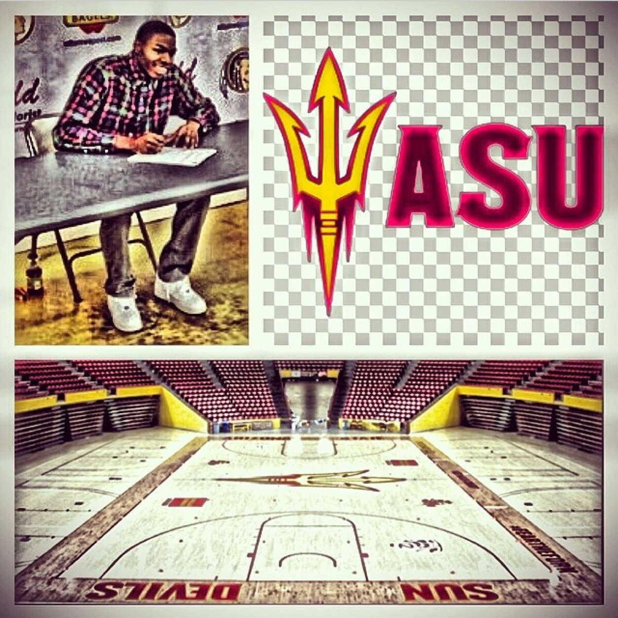 #DreamChasing !!! Arizona State University committ ❤️❤️❤️ Doing it for my #Family they dont Understand Me..!!!