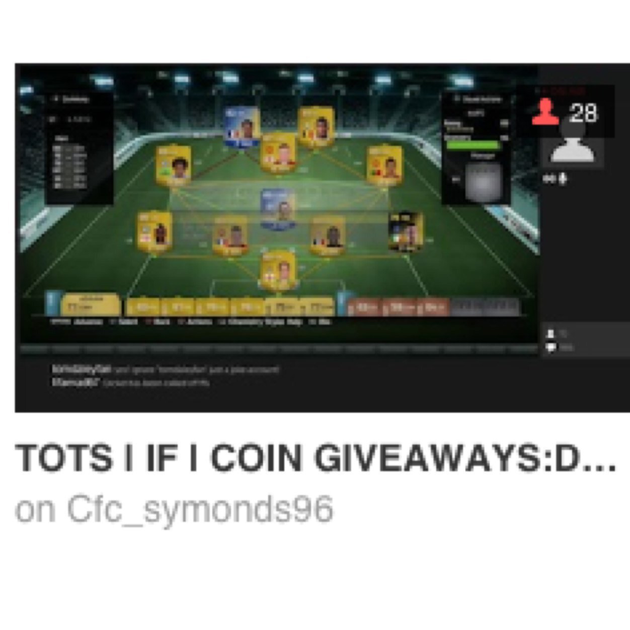 Occasional Stream on Twitch.Tv . Mainly Fifa and CoD. For more info visit http://t.co/N5nH0gj0zT for more details!.