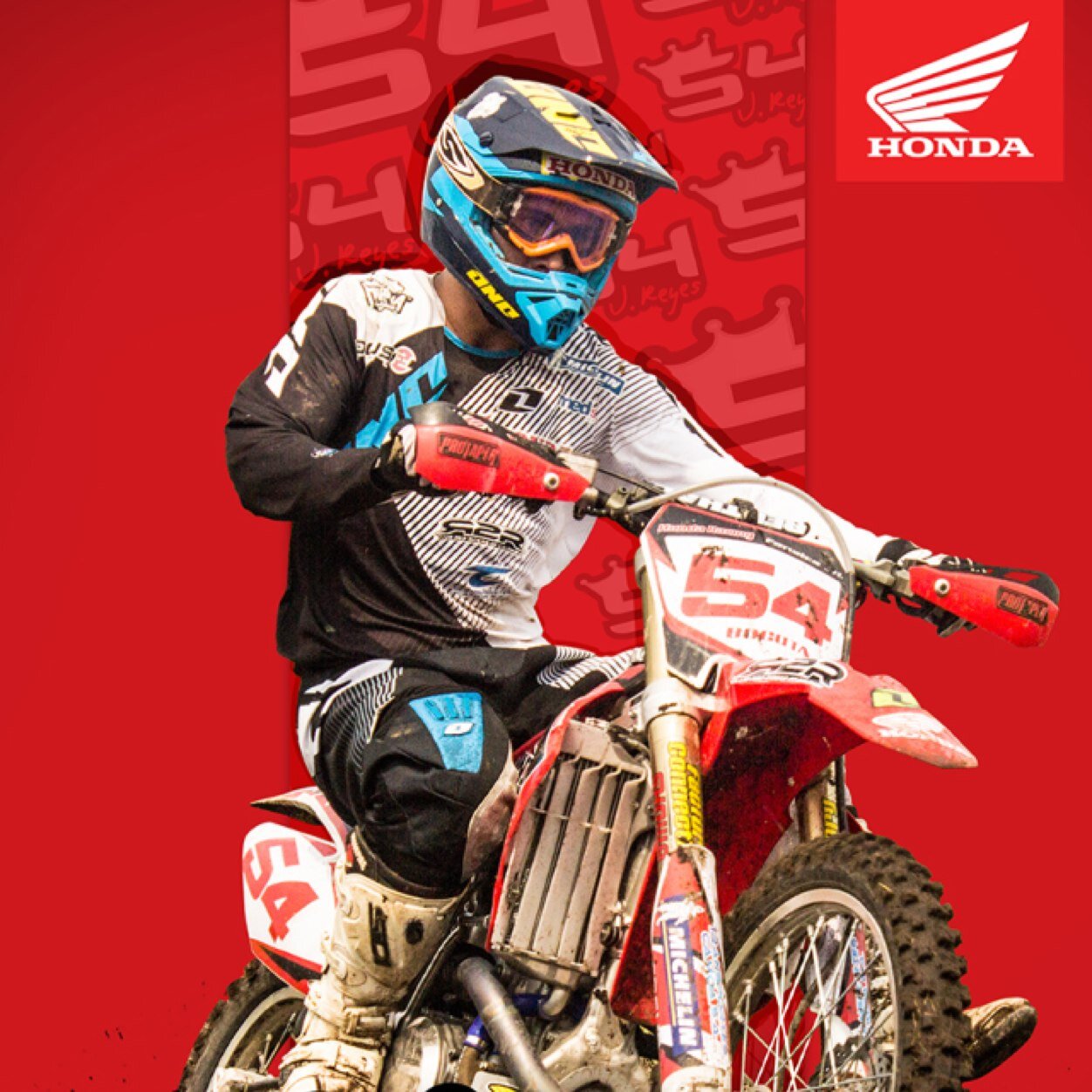 Pro Enduro Rider. For the Honda racing team Colombia