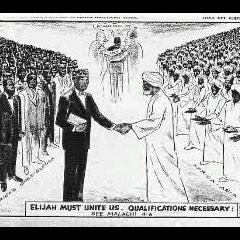 A student of the Most Honorable Elijah Muhammad. under the leadership of the Honorable Minister Louis Farrakahn.