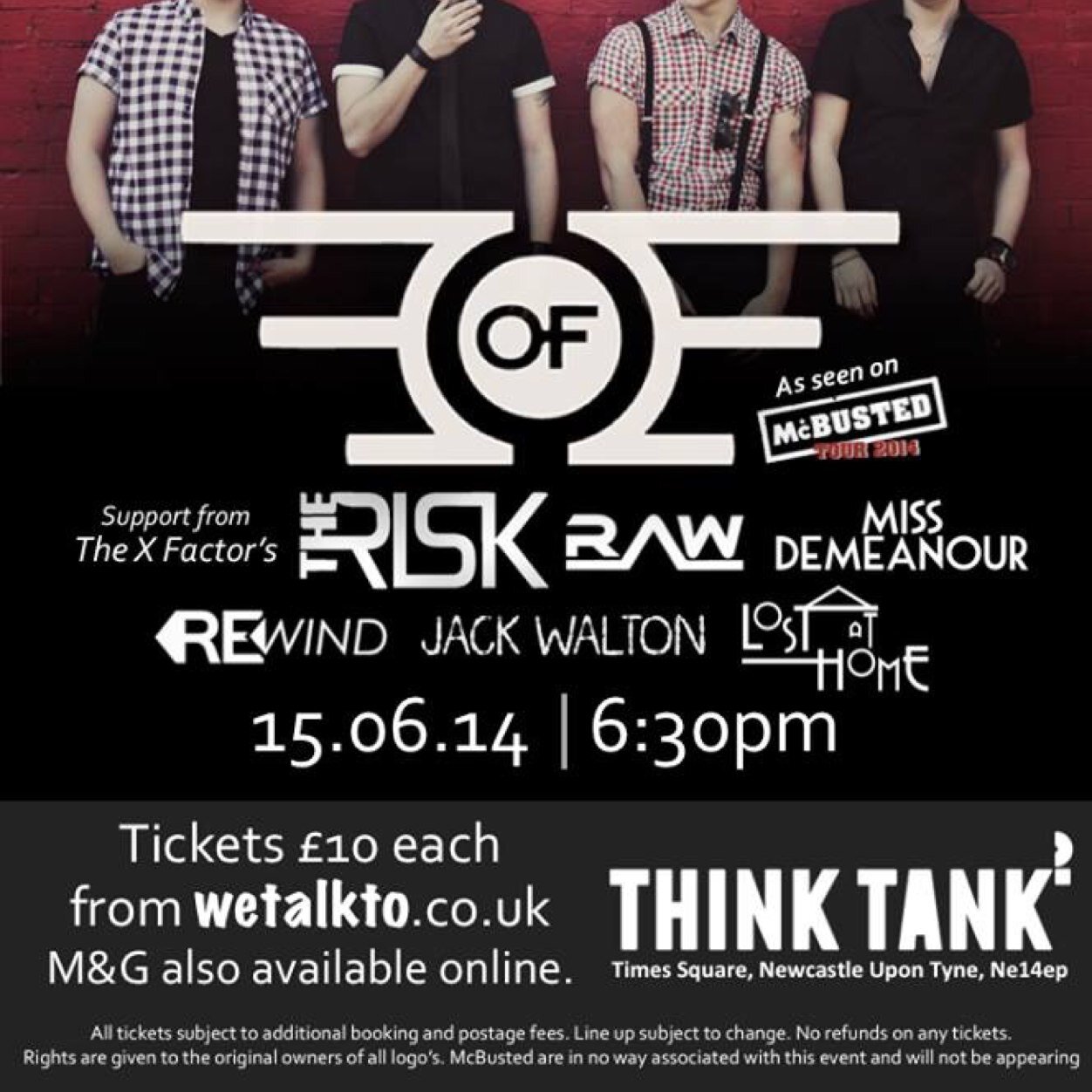 15th June 2014 at Think Tank - Newcastle
Tickets available at http://t.co/KgiEpmj9lO