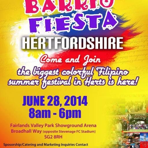 28TH JUNE - THE BEST FILIPINO FESTIVAL IS COMING TO HERTFORDSHIRE.