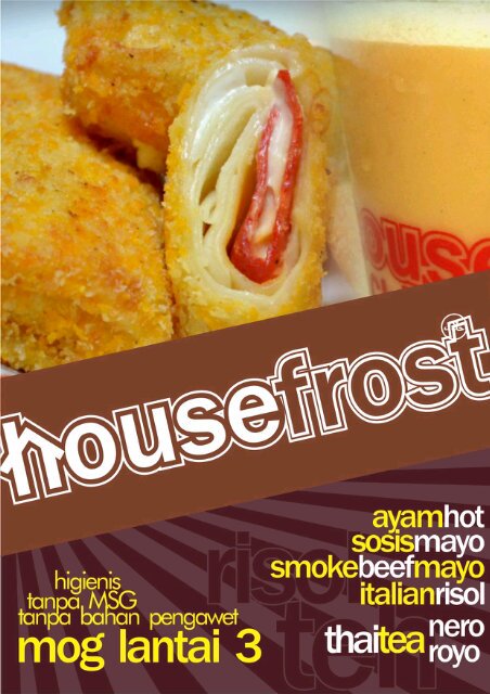 HouseFrostFood's profile picture. Homemade Risol NO pengawet&MSG; Original Number One Brand Thailand Tea- MOG lantai 3. CP: 22BB491E/WA:081357370704