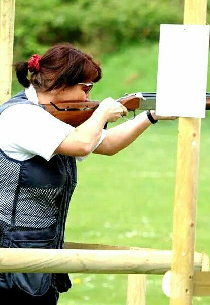 Banking and Shooting...what a combination...I try not to do them both at the same time!