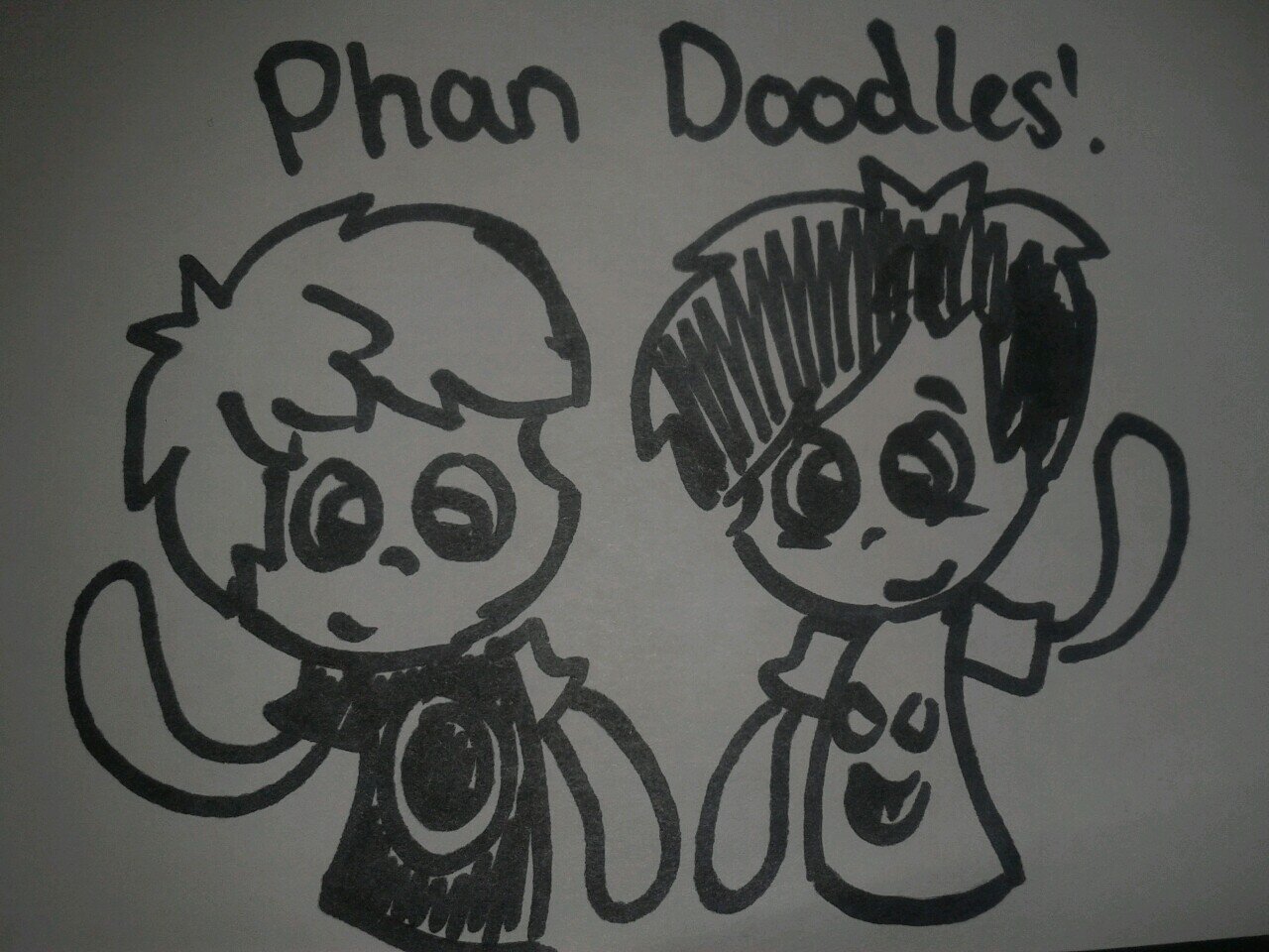 I just make doodles about Phan. If you wanna make a request just TWEEEET MEE :3