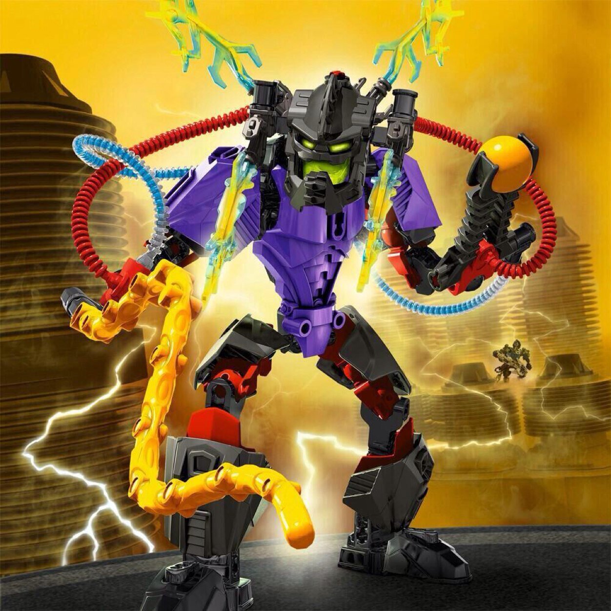 I am Voltix! Villian of electricity! Prepare to be eradicated!