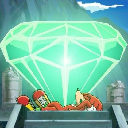 This is the Master Emerald that Dr. Eggman is after but Sonic repeatedly stops him from doing so. | #SonicRP