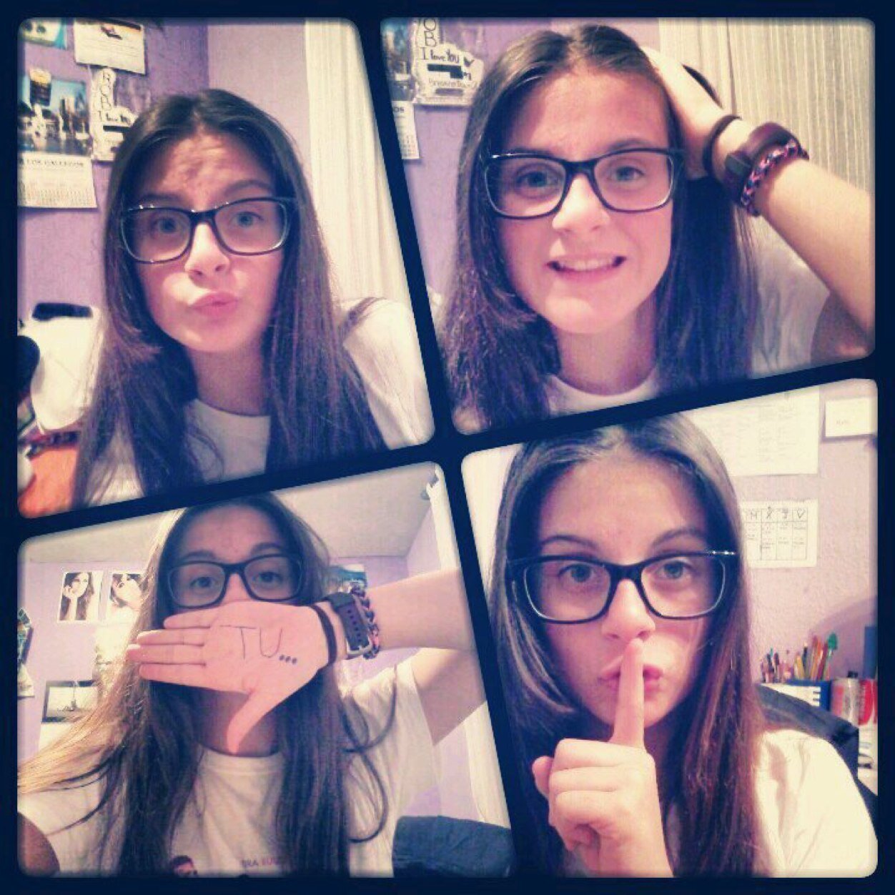 Fan girl... 
La La La La La 
 Im in World of my own...but its ok, they know me here