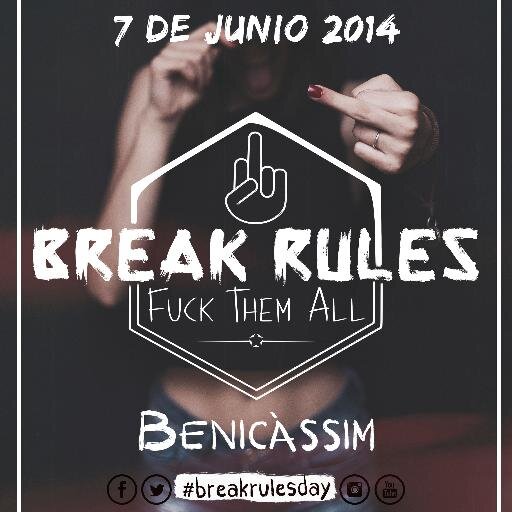 nacimos para romper las reglas!!!