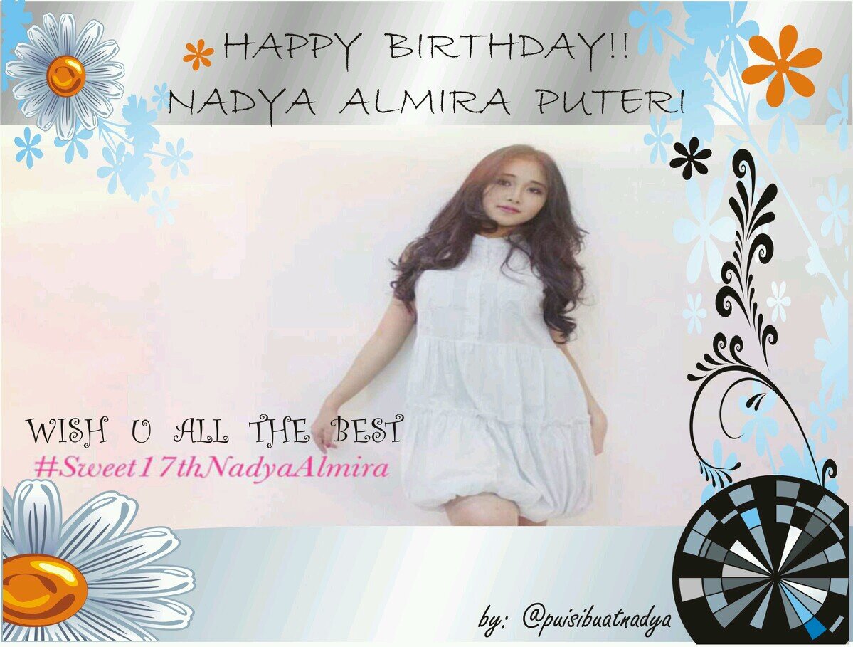 kemanapun langkah kaki mu berjalan kan slalu ada aku yg akan tetap dibelakangmu !! | Always support @naadyaalmiraa | #NadyaCheers
