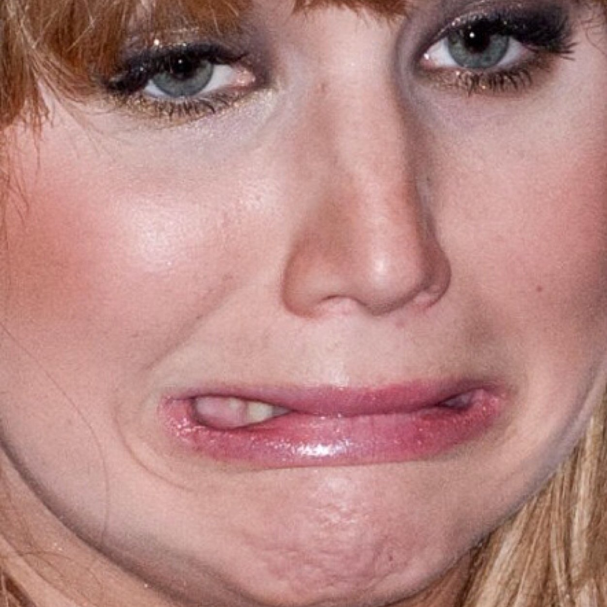 Celebrities aren't all they seem from far away they may seem flawless close up they have flaws too