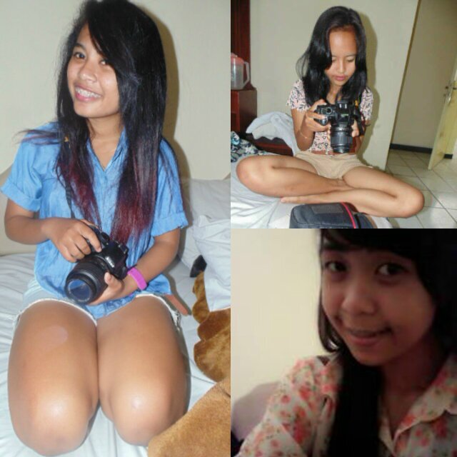 Tiga begajulan @yanii_behel @dwy_jenong @ayuandari_ , three litlle best friend forever, susah seneng bersama doa kita bersama kita LULUS UN'14 :*