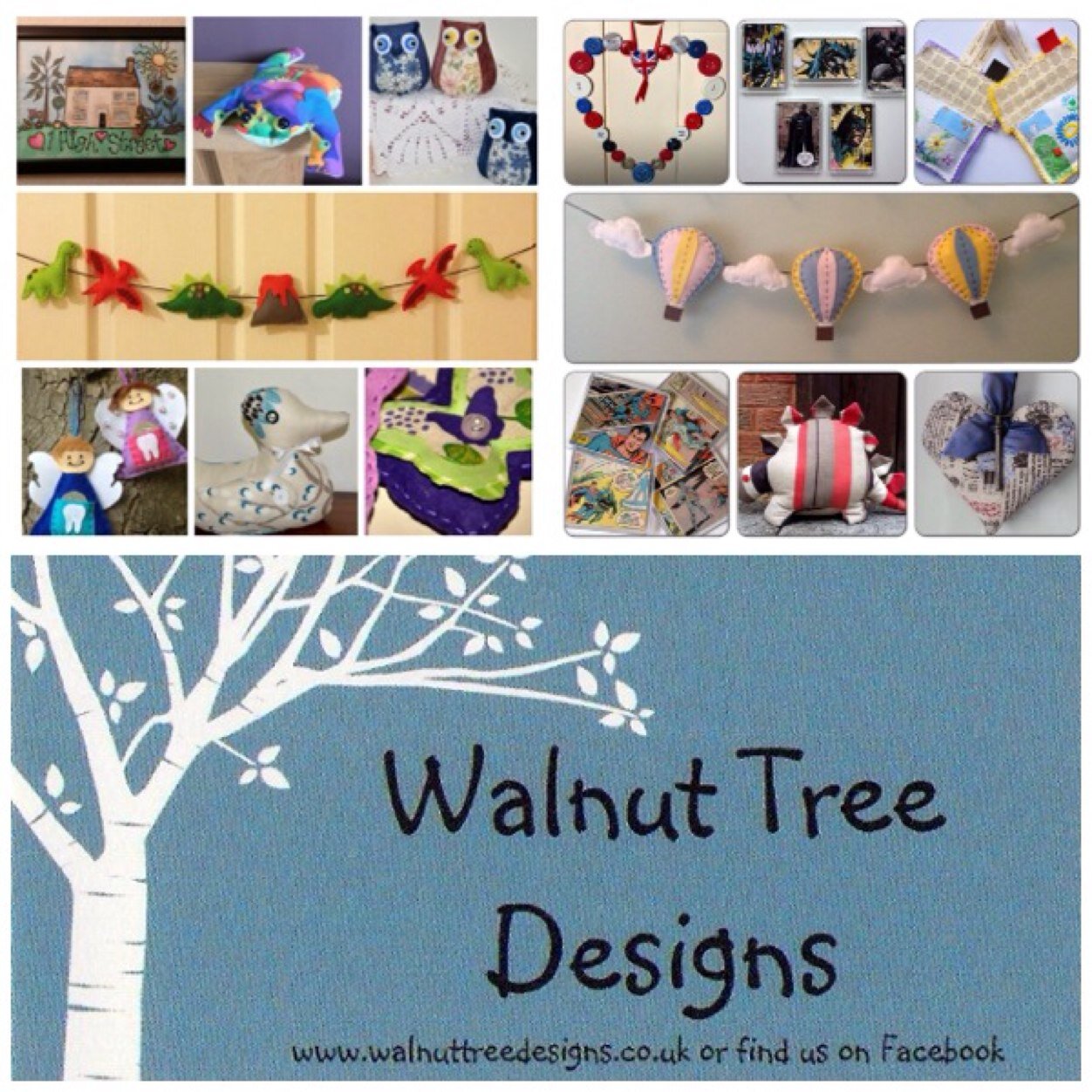 walnuttreedes's profile picture. Handcrafted items with the majority using upcycled vintage materials