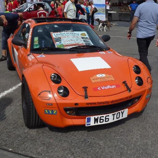 @thesmartclub 's Roadster participating in @guildofmotor rallies, and at smart events across Europe. Overall winner of GOME London Athens 2012 #madridrally