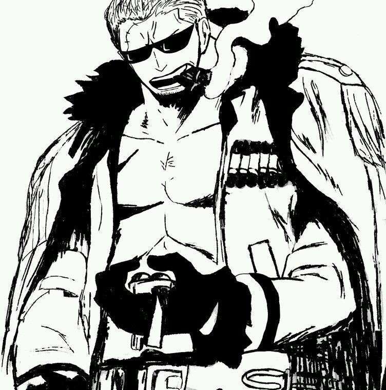 [V] @OPM_RP • Marine's Vice Admiral • Hakuryō no Sumōkā • 14th March • Moku-Moku no Mi (Logia)