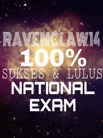 RAVENCLAW 100% LULUS!!