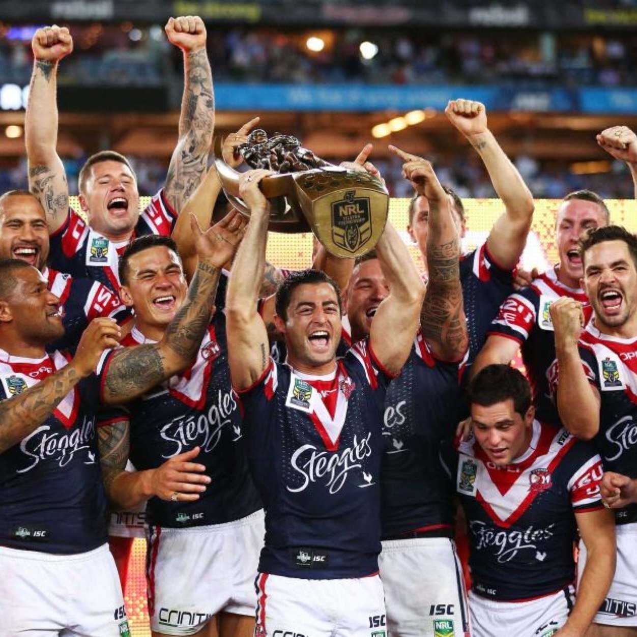 Supported the Roosters to premiership glory in 2013. Storm '12, Manly in '11, Dragons '10 . Love my footy and a loyal, passionate supporter