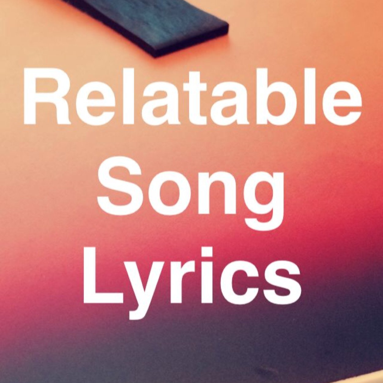 Relatable song lyrics ❤️
(and some nice quotes)