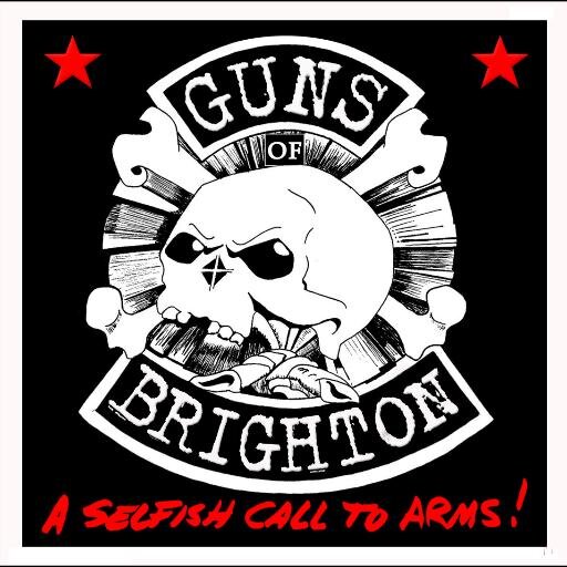 GunsOfBrighton's profile picture. Guns of Brighton is a trad punk band inspired by Adicts, SLF, and Motörhead along with the song craft and vocals of Op Ivy and Cheap Trick.