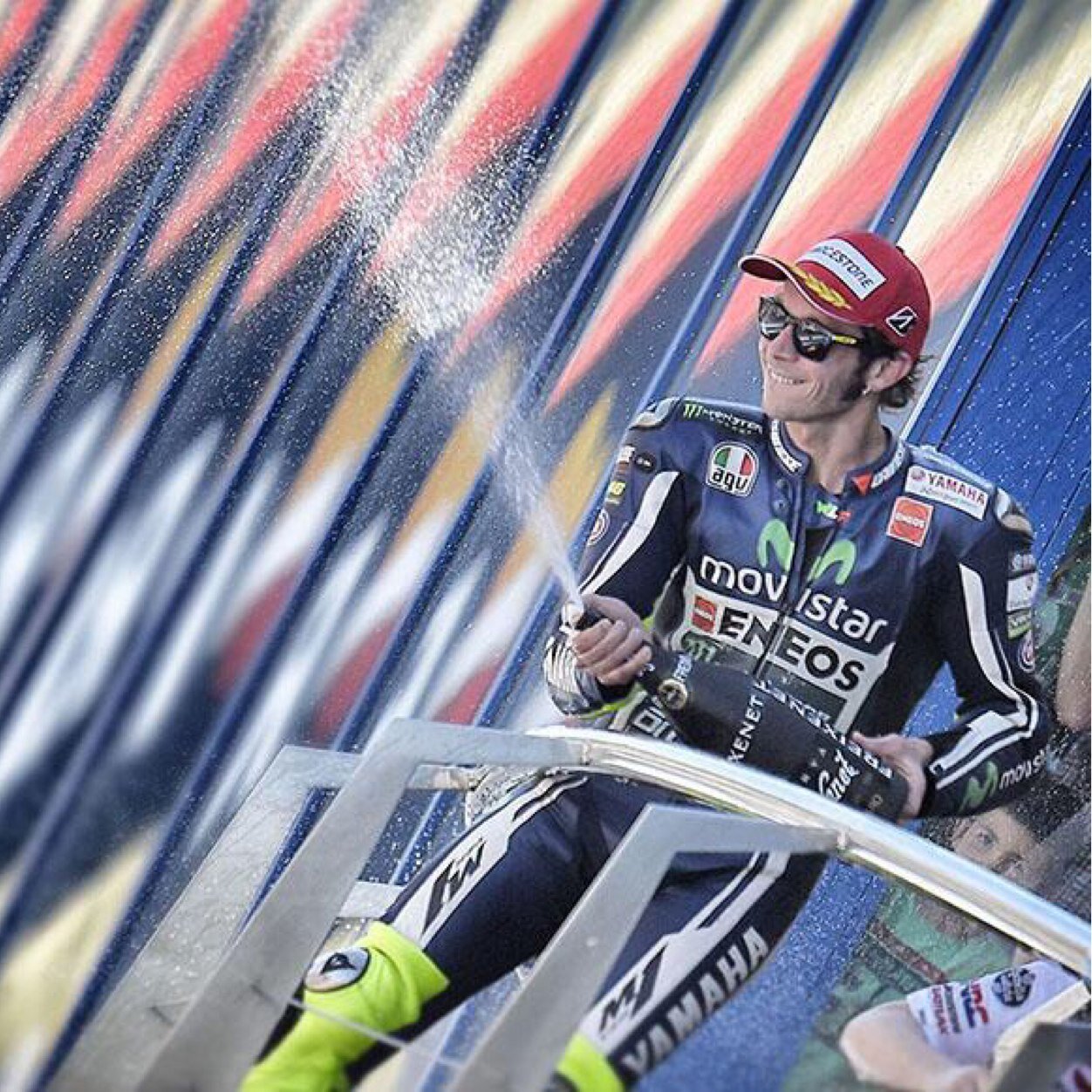When we love and adore with Valentino Rossi, it means we're loving each other
