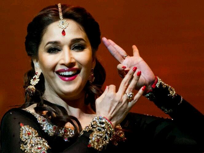 A tribute 4rm da Absolutely Crazy and Mad fans of da gorgeous,da beautiful,da charismatic,da smiling sensation,2 da Diva!Madhuri Dixit-Nene