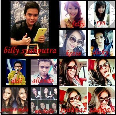 Billy syahputra | syahnaz sadiqah | cherrybelle | smash | CJR | RANS | aliando | michelle joan | jessica mila | ♥ you :*