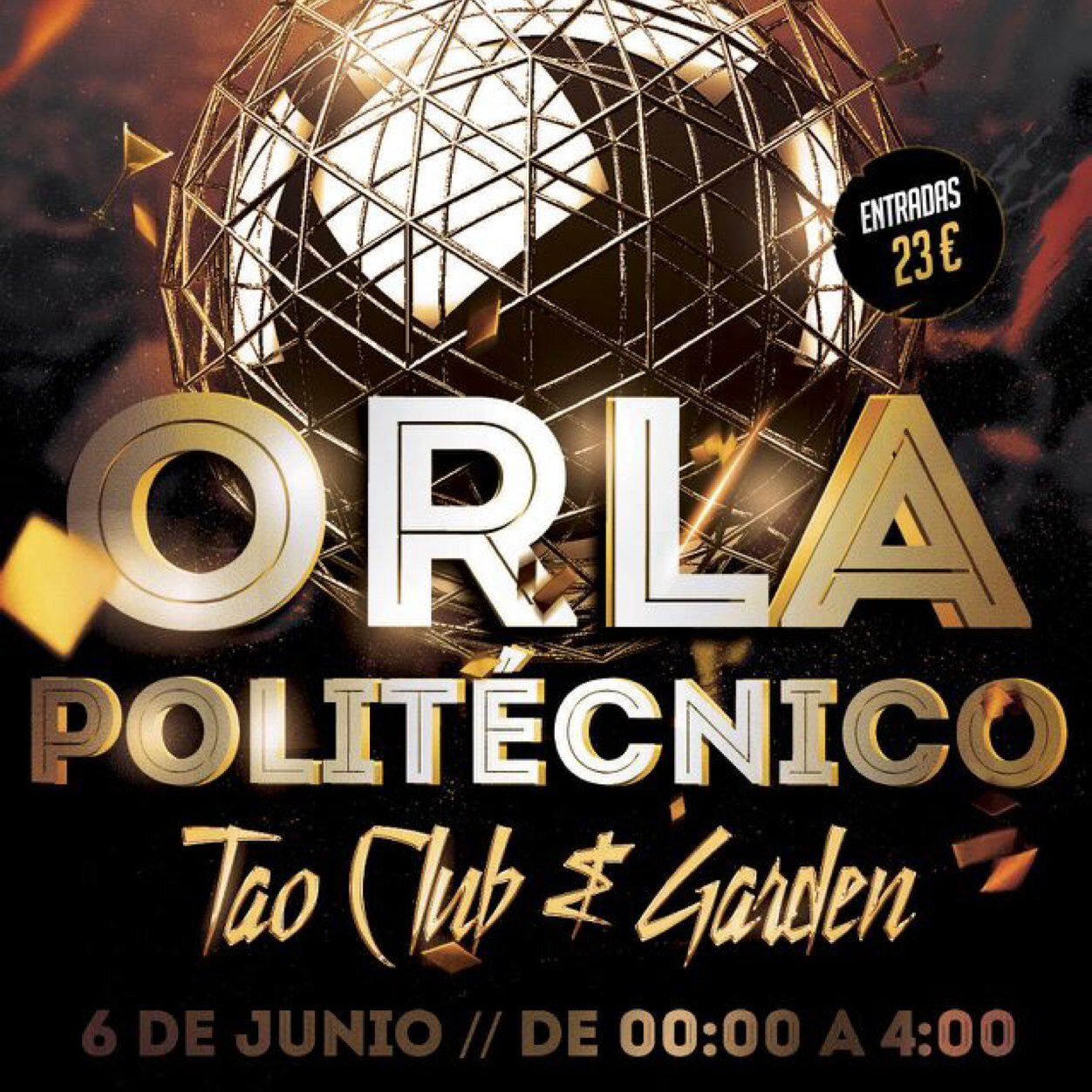 ORLA IES POLITECNICO LAS PALMAS 2014// VIERNES 6 DE JUNIO 2014 EN TAO CLUB & GARDENS// NO SE LA PUEDEN PERDER.