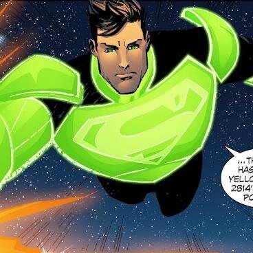 Lantern of 2814 and kryptonian superhero, I patrol the skies and keep my ring charged #Smallvie