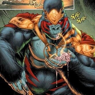 I am Grodd and I shall Rule over gorillas and mankind when I turn everyone into apes