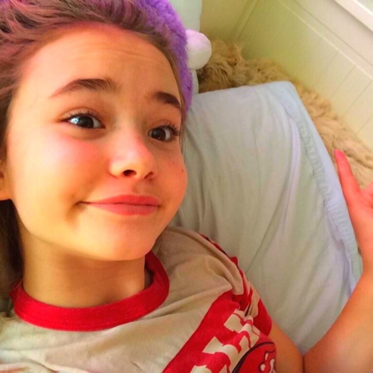 Johnny actually makes me really happy and my love for her is endless
