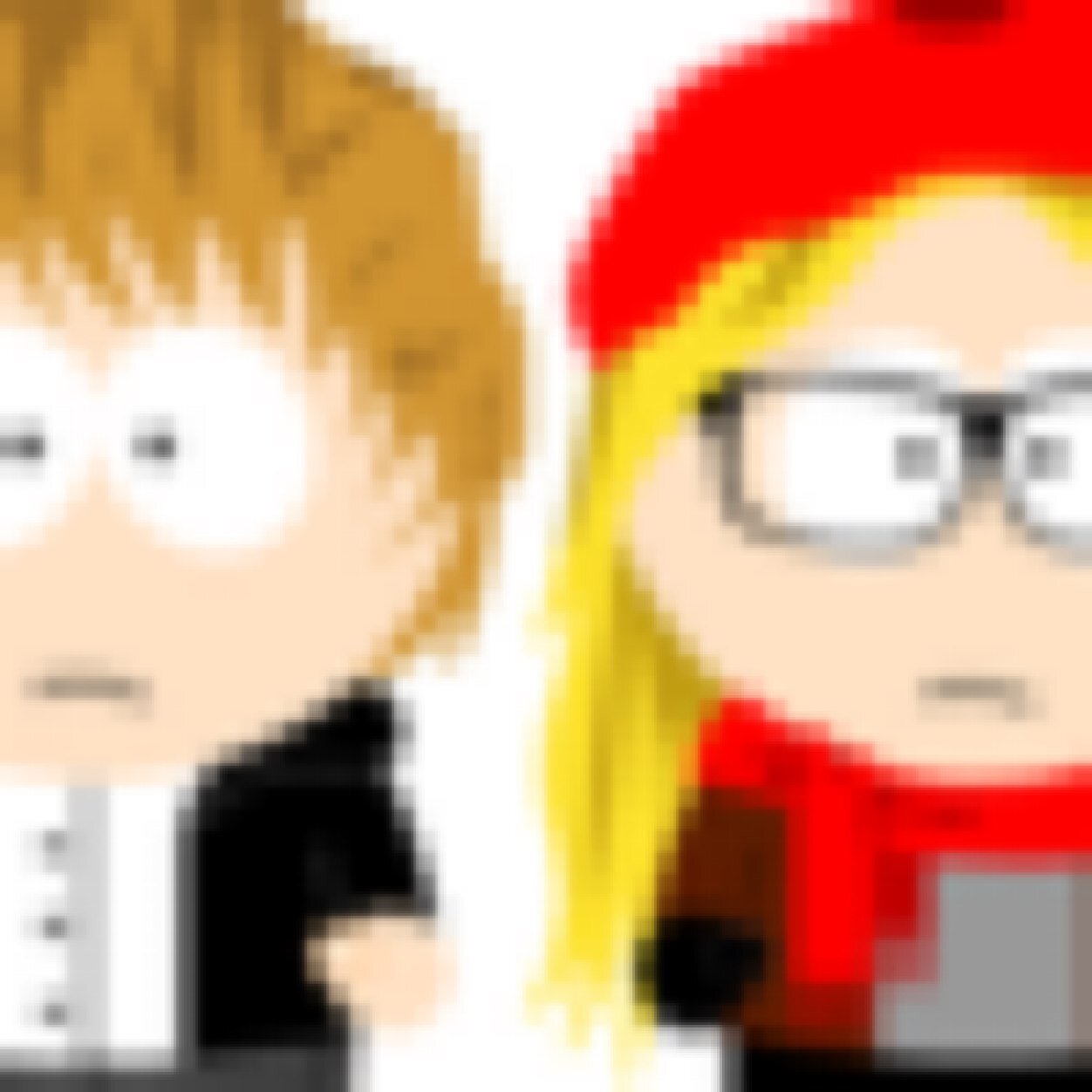 Kaden Murphy and Cleo Hart. A.k.a, The obnoxious douchebag and the ignorant spoff. [[OC's of @omfgimkatie! Header drawn by the lovely @_Anabeth_!]]