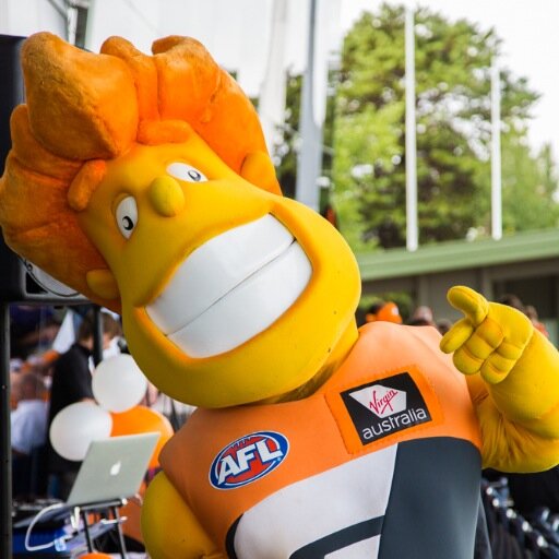 Official @GWSGiants mascot. You can find me at GIANTS games, footy clinics, fan days and visiting hospitals through the @SlaterGordon Gentle GIANTS program.
