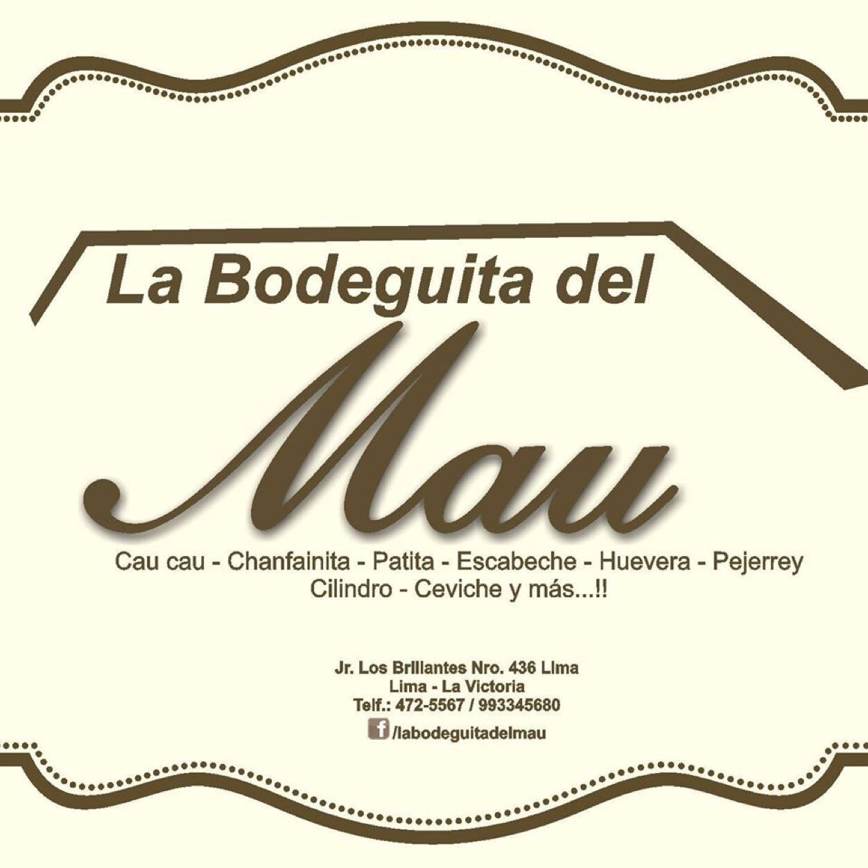 La Bodeguita del Mau es un lugar donde encontraras lo mejor de la comida criolla de antaño.