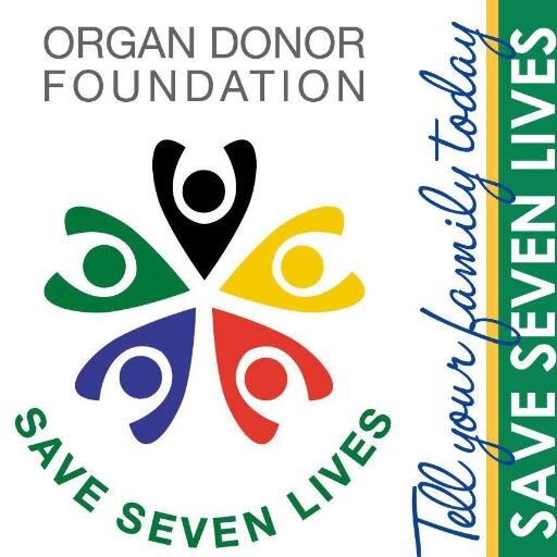 This is South Africa's official Organ Donor Foundation twitter page. Register and Save 7 Lives with your organs & help 50 other people with your tissue.