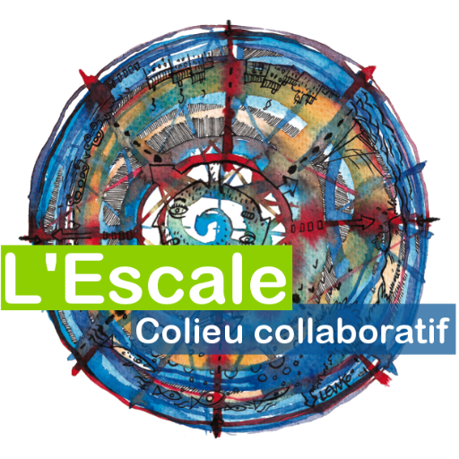 L'Escale : colieu collaboratif de l'association @Villes_Internet #viEscale #tierslieu #coworking #internetcitoyen