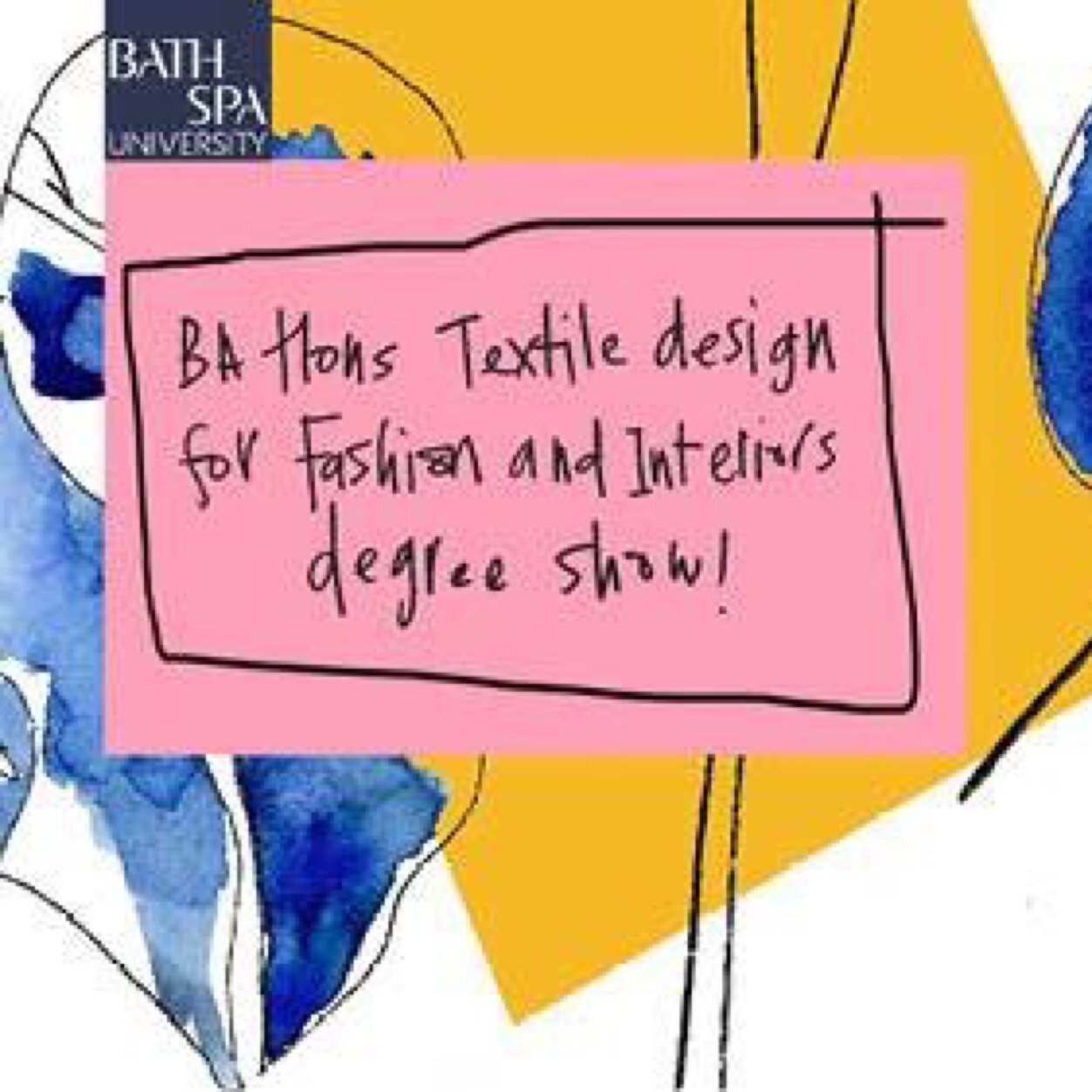Textile Degree Show - collective exhibition, displaying works from Bath Spa University, Textiles For Fashion & Interiors students. All welcome!!