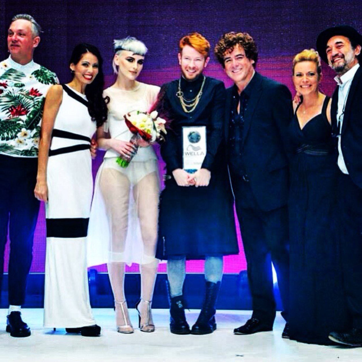 Colour,shape and texture are my life. Colour technician to the stars and general eccentric gay nut job. Global Wella Trend Vision Platinum award winning 2014