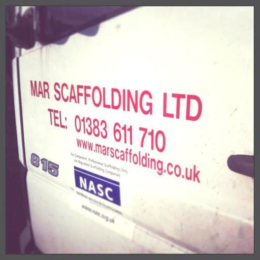 NASC, IIP & CHAS accredited family run scaffolding business in Fife