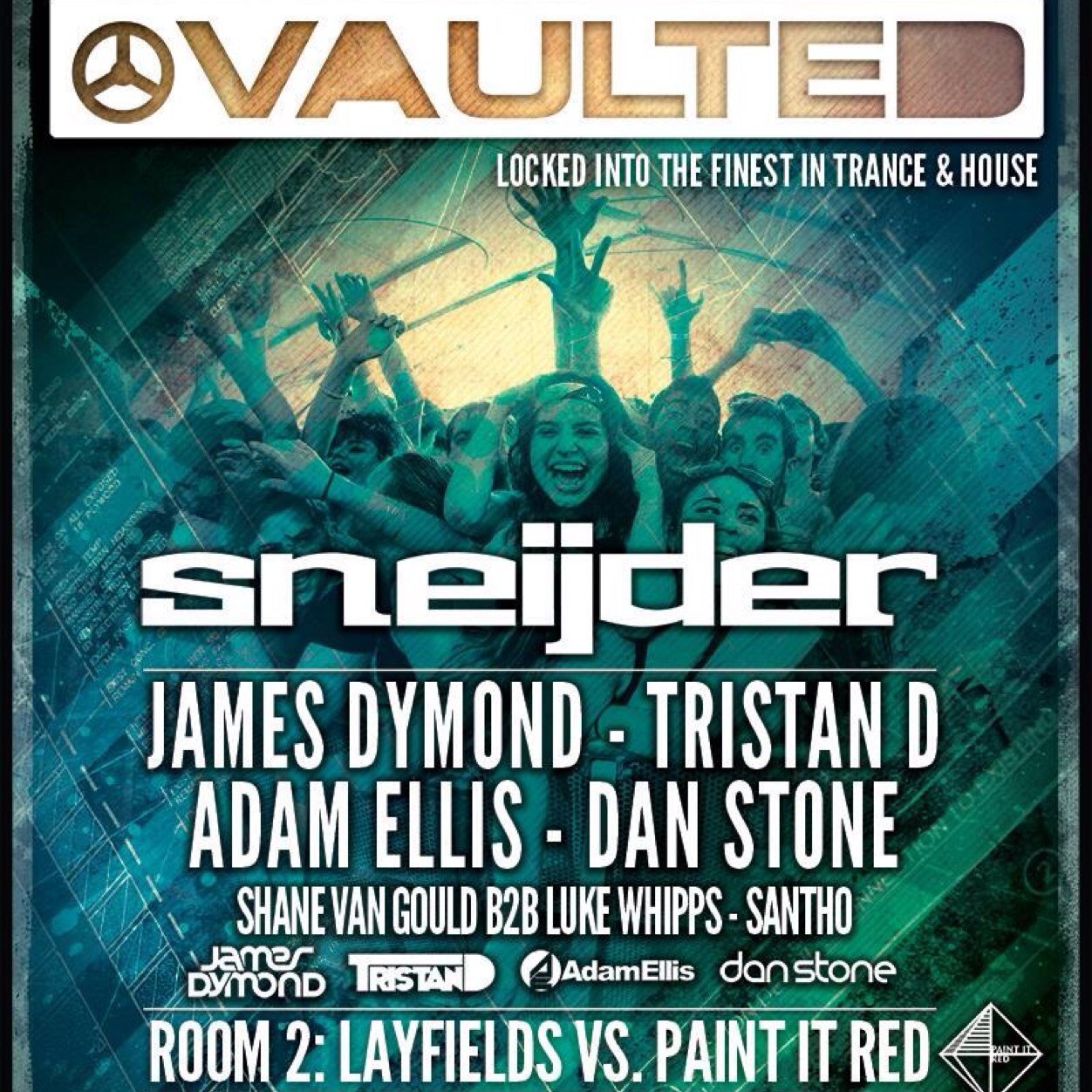 Vaulted events is a brand new Trance & House event in London on 6th June at P.O.W, Brixton with Sneijder, James Dymond, Adam Ellis, Dan Stone & Tristan D!