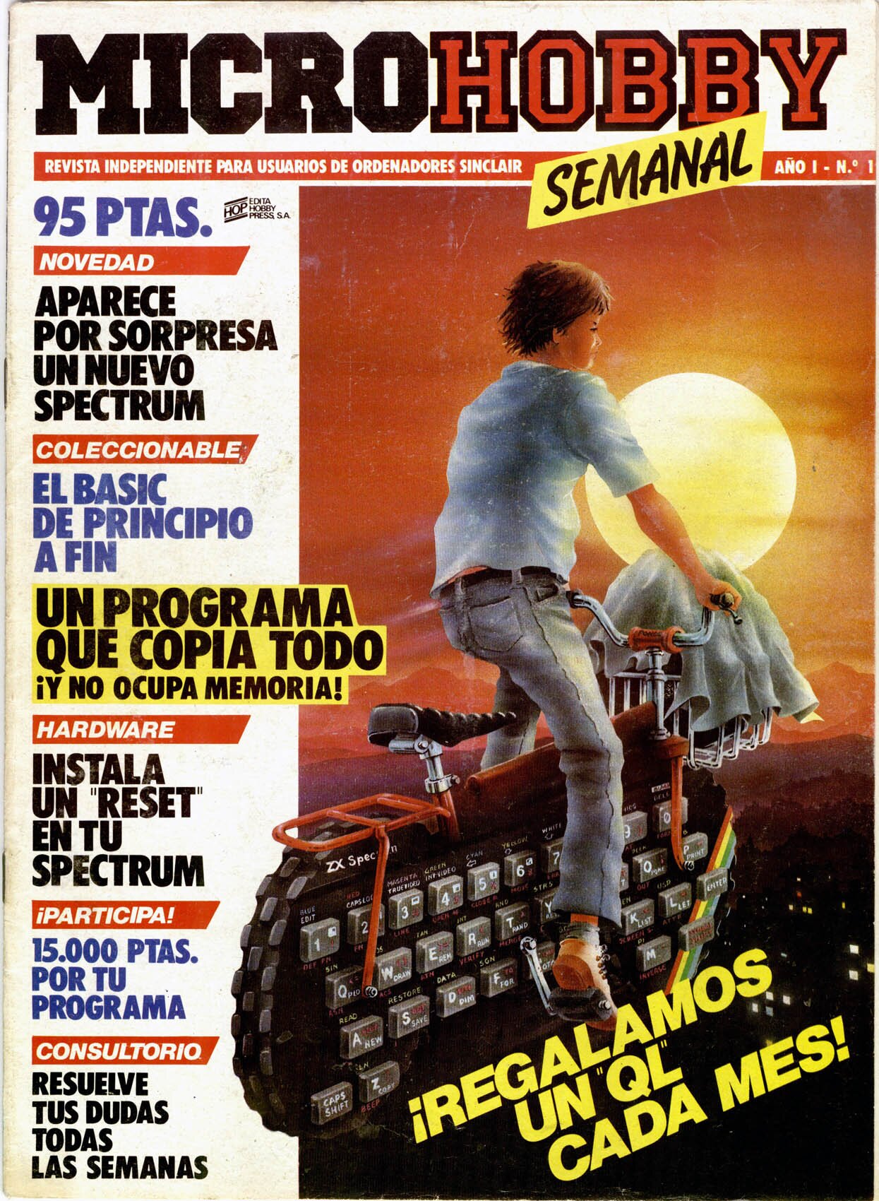 Revista independiente para usuarios de ordenadores Sinclair