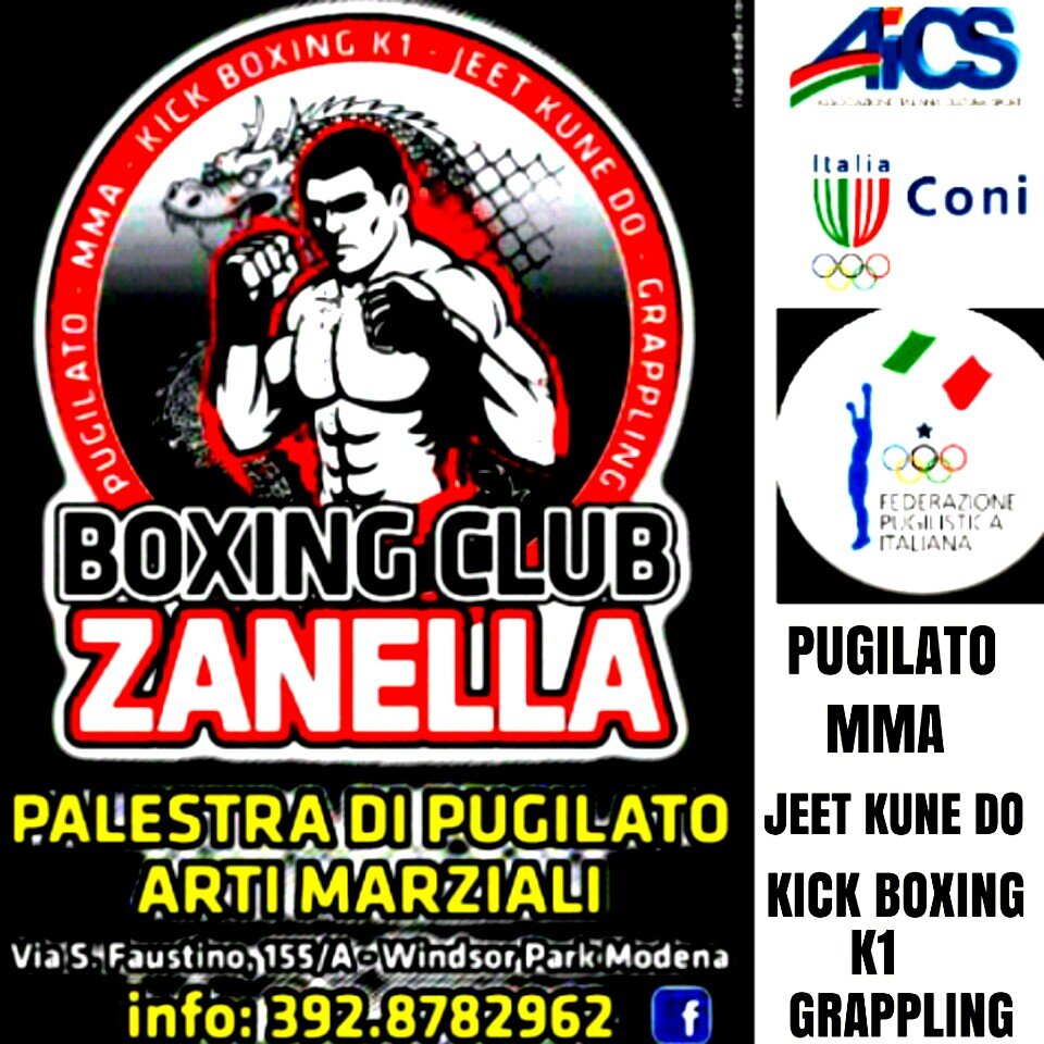 michelegianluca's profile picture. PALESTRA DI PUGILATO ARTI MARZIALI
PUGILATO - MMA - K1 - JEET KUNE DO - GRAPPLING
IN VIA S.FAUSTINO 155 A WINDSOR PARK MODENA PER INFO 3928782962