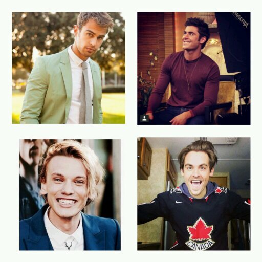typical fan girls account - huuuge fan of jamie campel bower\theo james\zac efron\kevin zegers.