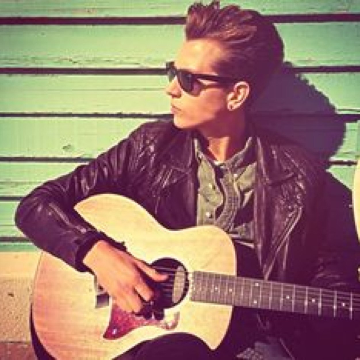 Hello i'm james and i'm from and indie rock band called The Vamps taken by Louis