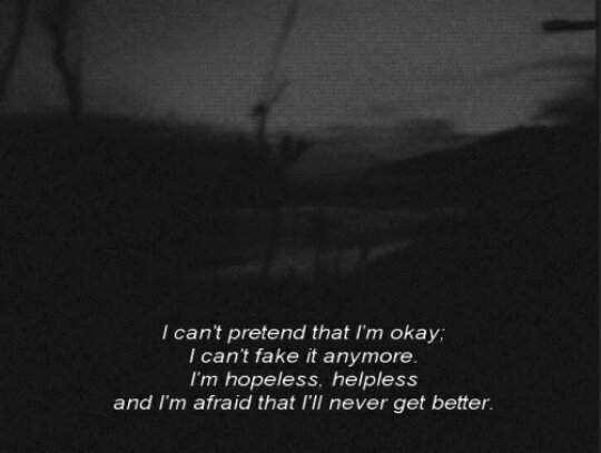 stressed, depressed, and cutting obsessed...