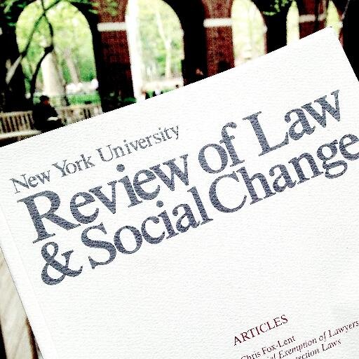 Legal scholarship for systemic change. Publishing new articles on social justice and the law throughout the year.