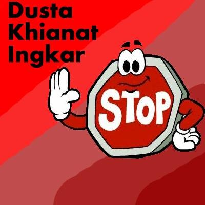 Tanda orang munafik ada tiga:jika berbicara dia dusta,jika berjanji dia ingkar,dan jika dipercaya (diberi amanat) dia berkhianat.