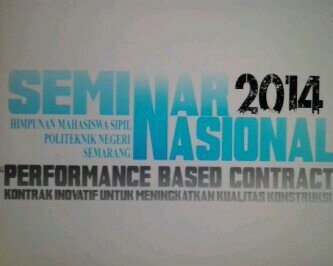 Akun Resmi Seminar Nasional Politeknik Negeri Semarang 2014 @HMSPolines